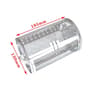 Stainless Steel Rotisserie Grill Basket Drum For Oven And Air Fryer Cooking 11