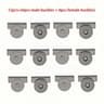 Seamless Magnetic Button Set For Bags Wallet Clothes DIY Craft Accessories 6