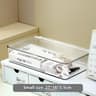 Acrylic Dustproof Desktop Storage Box Large Capacity Organizer 6