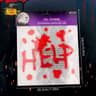Static Cling Halloween Window Sticker With Blood Handprint Design 6