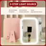 LED Touch Screen Folding Makeup Mirror Rechargeable Cosmetic Tool 6