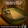 Large Capacity Anti Splash Open Air Cat Litter Box 8