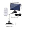 Split Type Dual Head Solar Pendant Light 6