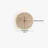 Nordic Architectural Travertine And Wood Luminary System 18