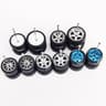 164 Scale Custom Alloy Wheels And Rubber Tires 14