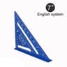 7 Inch Aluminum Alloy Triangle Ruler 9