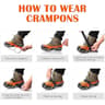 Heavy Duty Stainless Steel Traction Crampons 4