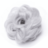 Romantic Rose Bun Hair Scrunchie  Fashion Floral Hair Bun Accessory 6