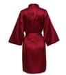 Womens Team Bride Satin Kimono Robe 13