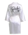 Womens Team Bride Satin Kimono Robe 6