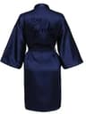 Womens Team Bride Satin Kimono Robe 8