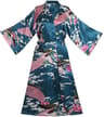 Womens Floral Silk Satin Wedding Robe 10