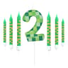 Pixelated Gamer Theme Birthday Candle Set 9