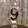 Black Diamond Crown Digital Birthday Candle 15