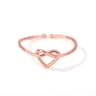Stainless Steel Heart Couple Ring 5