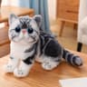 Lifelike American Shorthair Plush Cat 8