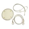 DIY Round PU Leather Crochet Bag Set 8