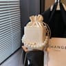 Pearl Handle Vintage Drawstring Crossbody Bag 9