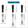 3 Piece Stainless Steel Offset Cake Spatula Set 9
