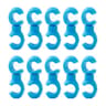 10Piece Rotatable SStyle Bicycle Cable Management Clips 6