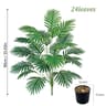 Professional 24Leaf Artificial Areca Palm Potted Plant 7
