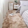 Plush TieDye Shaggy NonSlip Bedside Rug 5