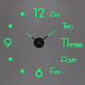 Contemporary 3D Oversized DIY Mirror Wall Clock 21