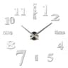Contemporary 3D Oversized DIY Mirror Wall Clock 24