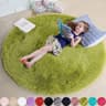 UltraSoft Shaggy Round Plush Area Rug 9