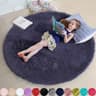 UltraSoft Shaggy Round Plush Area Rug 11
