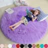 UltraSoft Shaggy Round Plush Area Rug 13