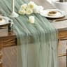 Architectural Sheer Gauze Event Styling Drape 9