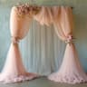 Architectural Sheer Gauze Event Styling Drape 6