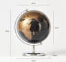 Architectural Retro Heritage Desktop Globe 9