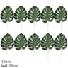 Artificial Gold And Green Tropical Palm Leaves 13