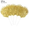 Artificial Gold And Green Tropical Palm Leaves 19
