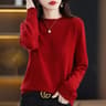 Womens Cozy Knit Pullover Sweater For Autumn And Winter 0