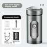 Mens Electric Shaver Compact Waterproof Razor With USBC Fast Charging  LED Display 8