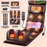 Electric Massage Mattress Vibrating Heating Infrared Massager Cushion For Neck Back  Foot Full Body 5