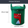 Large Felt Toy Storage Bucket Portable Dirty Clothes Basket Cute Cartoon Animal Dust Bag With Lid F 5