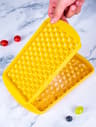 Cube Silicone Ice Cube Tray With Lid Food Grade Stackable Ice Cube Mold 8
