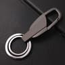 Personalized Metal Keychain With Custom Logo  Laser Engraved Double Ring Keychain 4