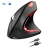 Ergo Glide Wireless Vertical Mouse Bluetooth Rechargeable Silent Ergonomic Mouse For Laptop  Office 6