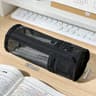 Clear Mesh Pencil Case With Standing Design For Back To School Students  Office Organization 5
