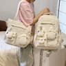 Kawaii Backpack For Teen Girls With Multi Pockets Back To School Student Bookbag 4