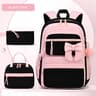 Cherry Corduroy Girls School Bag Set With Lunch Bag  Pencil Case Back To School Backpack 6