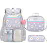Cute Bunny Back To School Backpack Kawaii Girls School Backpack Set With Handbag  Pencil Case 8