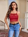 Lace Camisole Bra Backless Summer Crop Top 11