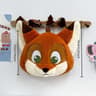 Cute Fox  Bunny Kawaii Plush Backpack Versatile Fluffy Animal Sling Bag For Back To School Backpack 5