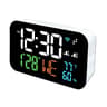 Tuya WiFi Digital Clock With Smart Thermometer Hygrometer  LED Calendar Display 7